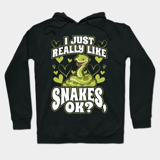 I Just Really Like Snakes OK Hoodie